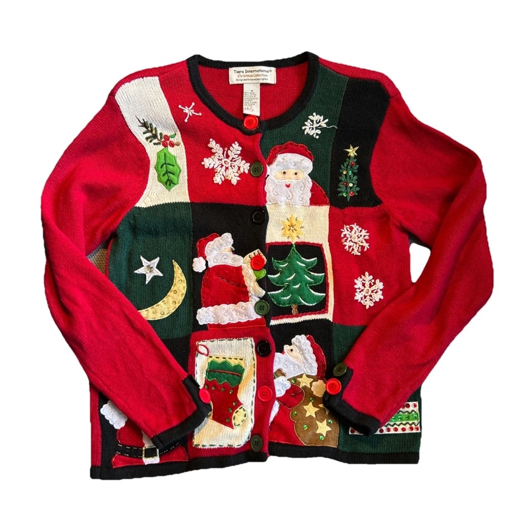 Vtg Christmas Sweater Women’s Size Medium